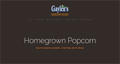 Desktop Screenshot of gaylenspopcorn.com